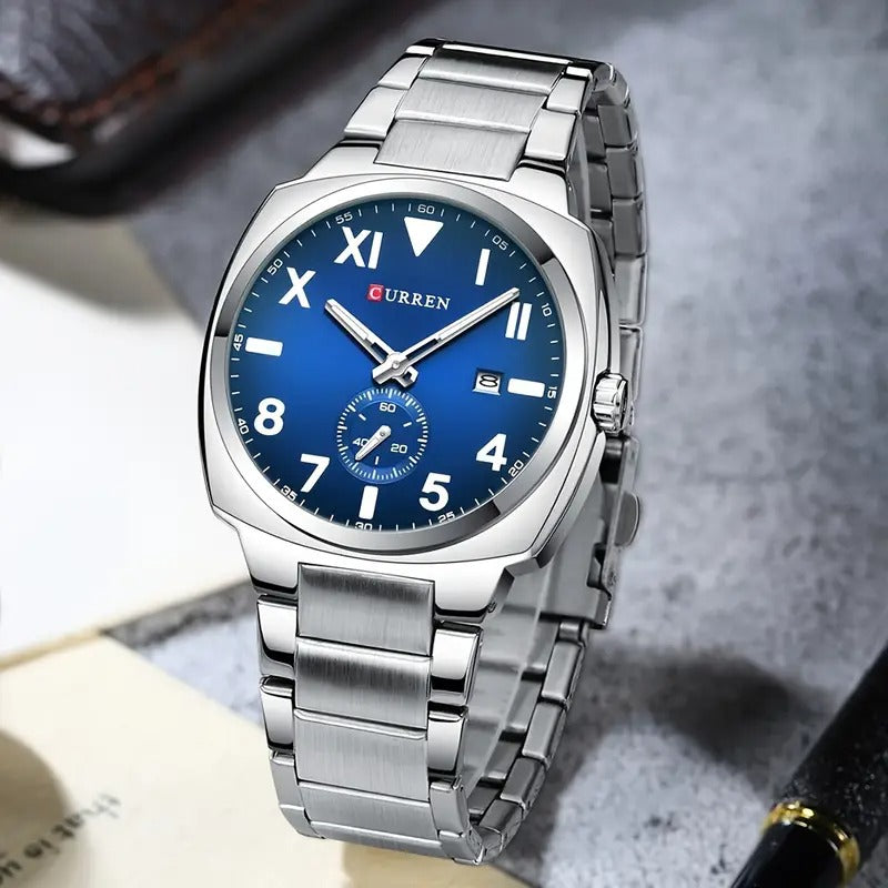 CURREN Men's Square Quartz Watch