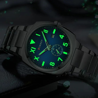 CURREN Men's Square Quartz Watch