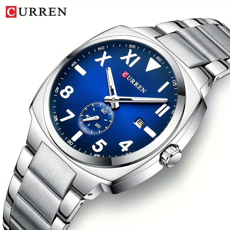 CURREN Men's Square Quartz Watch